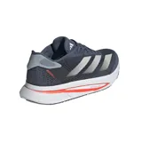 Championes de running Adidas Adizero SL 2, color azul marino con detalles plateados y suela blanca con detalles en naranja.