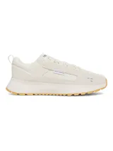 Championes Under Armour Street Mirage color crema, con capellada de malla y apliques de gamuza.