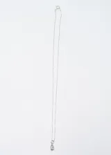 Collar de plata 925 con dije en forma de gota con zirconia.