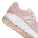 Championes Adidas Switch Move color rosa claro con las tres tiras características de la marca en rosa brillante.