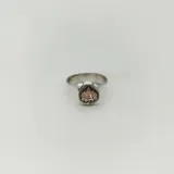 Anillo de plata 925 con aplique de oro 9k con diseño arquitectónico. Hecho a medida.