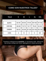 Pack de tres bombachas vedetinas de algodón en colores surtidos: gris, blanco, negro y estampado.