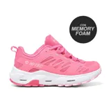 Championes Hi-Tec color rosa con detalles en blanco.
