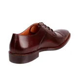 Zapato de vestir Hush Puppies Jazz, color marrón, de cuero, con cordones y suela de goma.