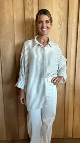 Lino Raya beige mediana