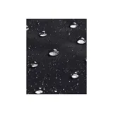 Buzo negro de cuello alto con cierre de cremallera hasta el pecho y logo de la marca en el pecho. Cuenta con bolsillos laterales y puños elásticos.