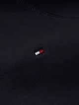 Buzo con capucha azul marino de Tommy Hilfiger, con cierre de cremallera, cordones ajustables, bolsillo tipo canguro y logo bordado en el pecho.