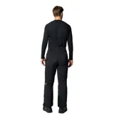 Pantalón de esquí Columbia Titanium Cirque Bowl, color negro, con tirantes elásticos ajustables, cintura ajustable, ventilación con cremallera en las piernas, rodillas articuladas, bolsillos con cremallera, protectores de puños interiores reforzados y polaina interna en la pierna.