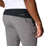Pantalón de senderismo gris con corte ajustado, bolsillos con cierre y puños ajustables. Fabricado con tejido Omni-Shield™ que repele la humedad y Omni-Shade™ Broad Spectrum UPF 50 que protege del sol.