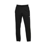 Pantalón deportivo negro de tejido de punto suave y ligero, con ajuste estándar y pierna recta. Cuenta con tecnología Nike Dri-FIT, cintura elástica con cordón ajustable y bolsillos laterales.