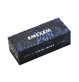 Lentes de sol unisex de la edición limitada Cabo x Emexem, con marco cuadrado negro y lentes grises con filtro UV 400. Incluye estuche.