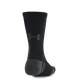 Pack de tres pares de medias deportivas Under Armour Performance, color blanco con detalles en negro.