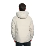 Campera azul con paneles laterales negros, cierre frontal con cremallera, capucha y logo de Umbro bordado en el pecho.