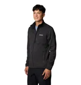 Campera polar Columbia con cierre frontal, bolsillos laterales con cierre y logo de la marca bordado en el pecho.