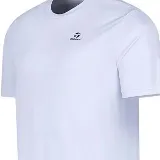 Remera blanca de entrenamiento para hombre, marca Topper, de corte clásico y manga corta.