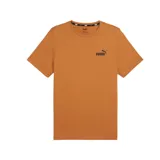 Remera color ladrillo de corte clásico con logo Puma pequeño estampado en el pecho, del lado izquierdo.
