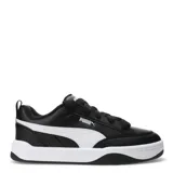 Championes urbanos Puma Park Lifestyle Street, color negro con detalles en blanco.