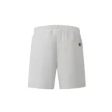 Short deportivo negro con cintura elástica ajustable con cordón, logo del Inter de Miami en la pierna izquierda y la palabra "MIAMI" en la pierna derecha.
