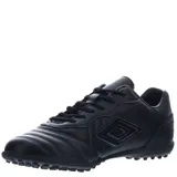 Championes de fútbol 5 Umbro Touch TF, negros con detalles en blanco.