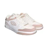 Zapatillas urbanas Shoots Lady, color blanco con detalles en rosa y logo de la marca en el lateral.