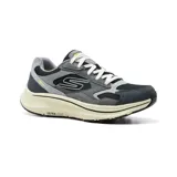 Championes Skechers Go Run Consistent 2.0, con capellada de malla y superposiciones de gamuza, cordones, entresuela Ultra Light, plantilla Air Cooled Goga Mat y tecnología M-Strike.