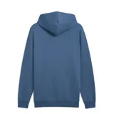 Canguro azul con capucha, de corte clásico y logo Puma estampado en blanco en el pecho.
