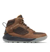 Botas de trekking Columbia Portlander color marrón, con capellada de cuero y detalles en textil. Tecnología impermeable Omni-Tech y suela Adapt Trax para mayor tracción.