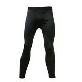 Calza larga de hombre, color negro, de tejido térmico.