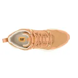 Bota Caterpillar Colorado Snkr Canvas color marrón claro, con capellada de lona y detalles en cuero. Cuenta con forro de lona suave y transpirable, plantilla de espuma EVA, suela intermedia de EVA ligera y suela de goma duradera. Incorpora tecnología CLEANSPORT NXT.
