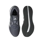 Championes de running Adidas Galaxy 7, color gris con detalles en blanco, con tecnología Cloudfoam en la entresuela.