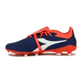 Championes de fútbol Diadora Dynamic Futbol MD, color azul marino con detalles en rojo y blanco.