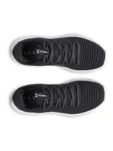 Championes de entrenamiento Under Armour UA Dynamic 2, color negro con detalles en blanco y logo de la marca en el lateral.