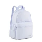 Mochila Puma Small color lila con logo de la marca en el frente.