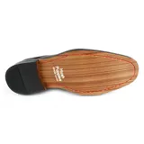Zapato de vestir Hush Puppies Jazz, color marrón, de cuero, con cordones y suela de goma.