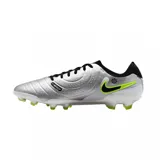 Championes de fútbol Nike Tiempo Legend 10 Academy, color azul con detalles en blanco y negro.