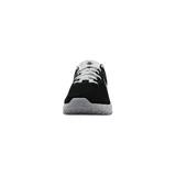 Championes de running Nike Revolution 6 Next Nature Premium, color negro con detalles en blanco y gris. Presentan el logo de Nike con estampado de cebra.