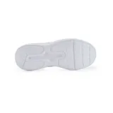 Championes de running Under Armour Phade RN 3, color azul con logo verde flúor y suela blanca.