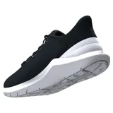 Championes de running Under Armour Phade RN 3, color azul con logo verde flúor y suela blanca.