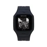 Reloj digital Rip Curl Search GPS Series 2 negro con caja de plástico ABS endurecido, movimiento de marea digital, correa de goma y resistencia al agua hasta 100 metros. Permite rastrear sesiones de surf y es compatible con Surfline Sessions.