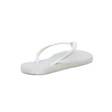 Chanclas blancas Tropical Brasil modelo Slim Basic.