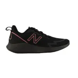 Championes New Balance Ryval Run para mujer, color negro con detalles en rosa.