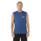 Musculosa azul con logo Rip Curl estampado en el pecho.