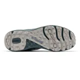 Botas de trekking de media caña Columbia Bethany Mid, color beige con detalles en gris y suela azul.