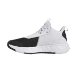 Tenis de baloncesto de adidas con parte superior de malla y amortiguación ligera para mayor comodidad.