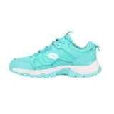 Championes Lotto color celeste con detalles en blanco, ideales para hockey.