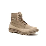 Bota de caña media color beige, con cordones, confeccionada en gamuza y lona. Cuenta con suela de goma y tecnología CLEANSPORT NXT para control de olores.