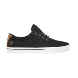 Zapatillas Etnies Jameson 2 Eco, color negro con detalles en marrón en el talón y la lengüeta.