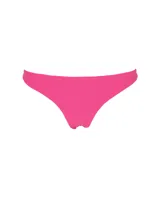 Calzón de bikini color fucsia, de corte cavado.
