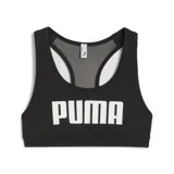 Top deportivo Puma 4Keeps negro con logo blanco en el frente.