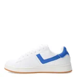 Championes urbanos Pony Square color negro, con detalles en blanco y suela de goma color caramelo.